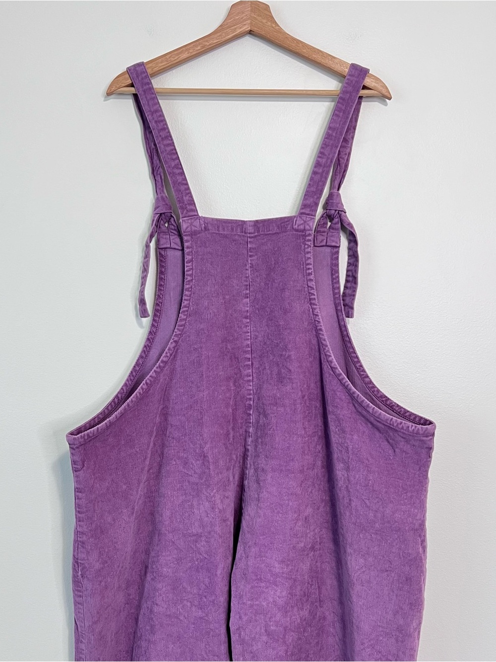 Lucy & Yak Original Corduroy Dungarees Overalls Purple Cotton Size US 18L UK 22L - Picture 8 of 13